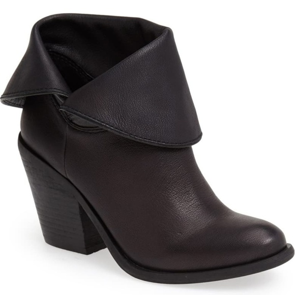 Lucky Brand Shoes - Lucky Brand 7 Ethann Black foldover ankle booties